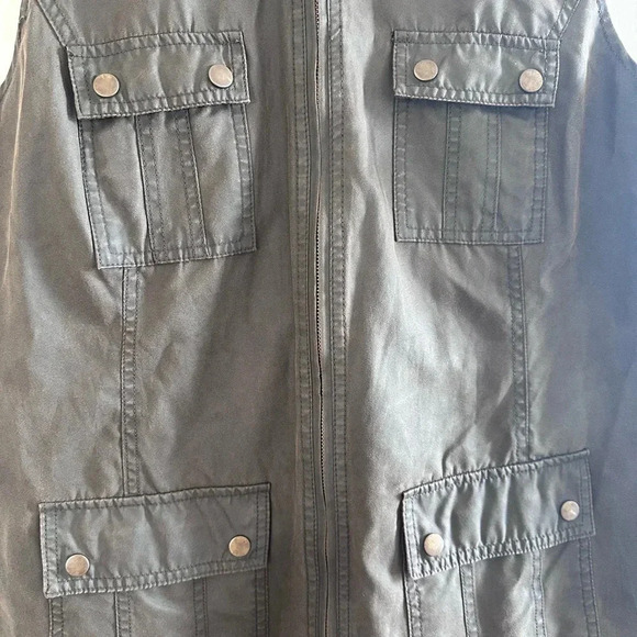 Liz Claiborne Vest full zip green size 1X - Picture 3 of 11